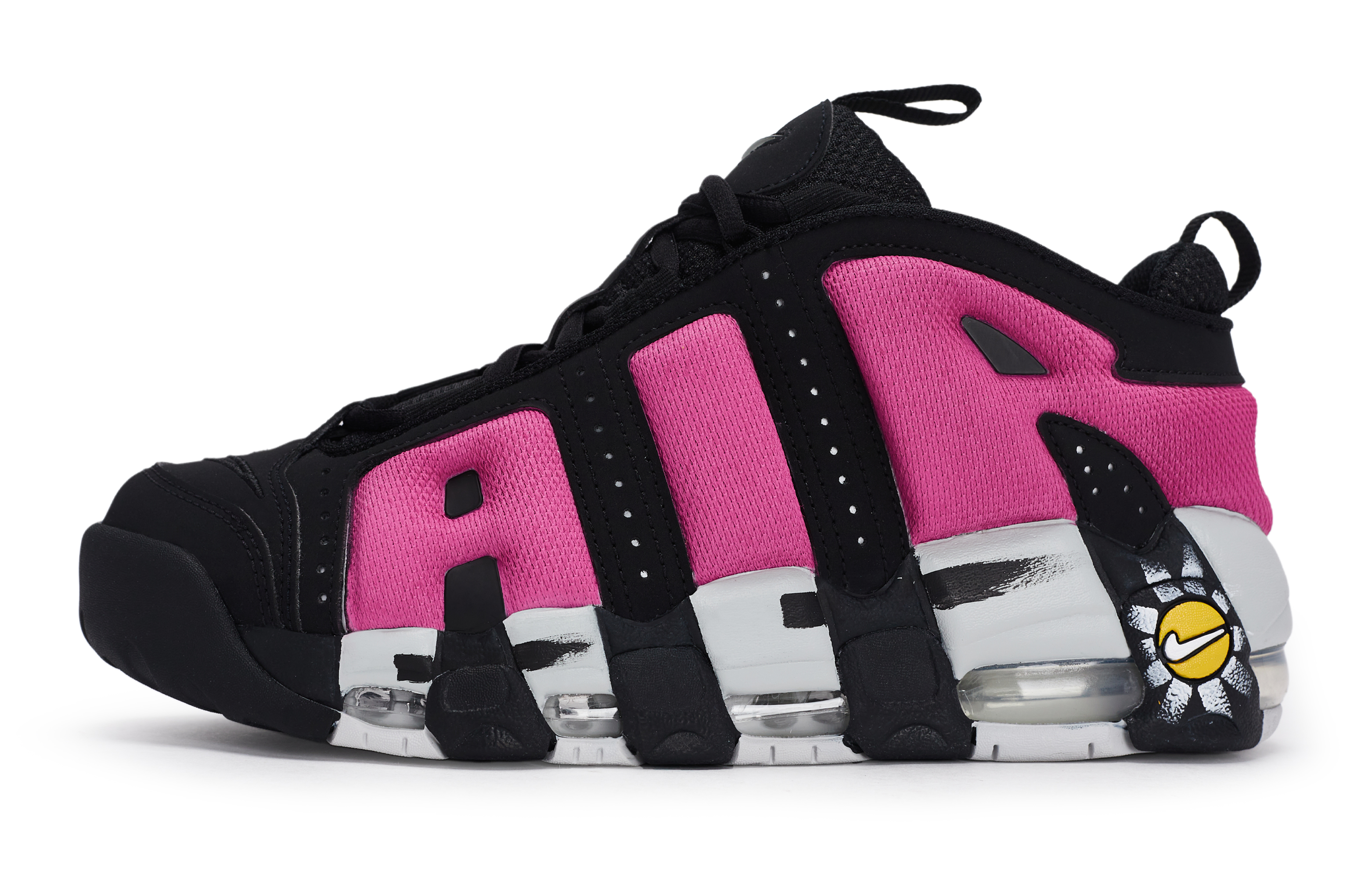 Nike Air More Uptempo LOW 811 Manufacturing, Daisy, Special Shoe Box Slip Resistant Abrasion Resistant Low top