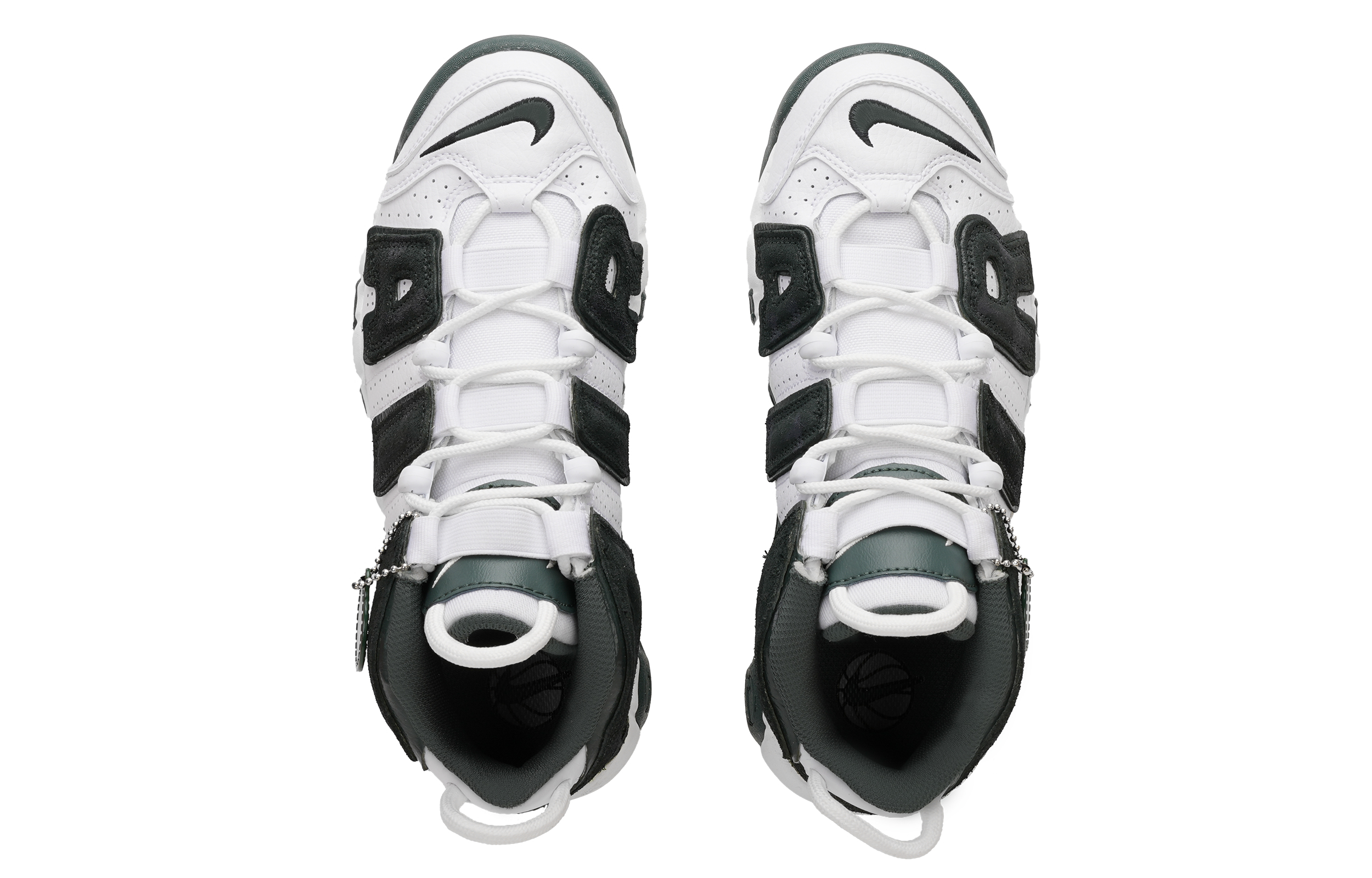 Nike Air More Uptempo Vintage Basketball Shoes Women’s High Top White/Green