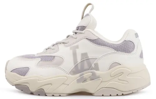 MLB Big Ball Chunky Sneakers Unisex Low Top Heather Gray