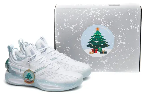 Anta GH3 Hayward Nitrogen Technology Low-top Practical Basketball Shoes Men's White Blue Dewu Gift Box Edition