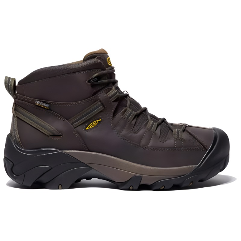 Keen TARGHEE II MID WP Comfortable Round Toe Mid top Outdoor Shoes Men’s Umber