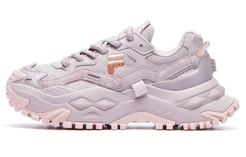 FILA FUSION Bianco Fob Sneakers 'Lilac Pink' Women's