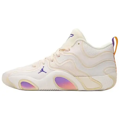 Jordan Tatum 3 Low top Basketball Shoes Men's Ecru