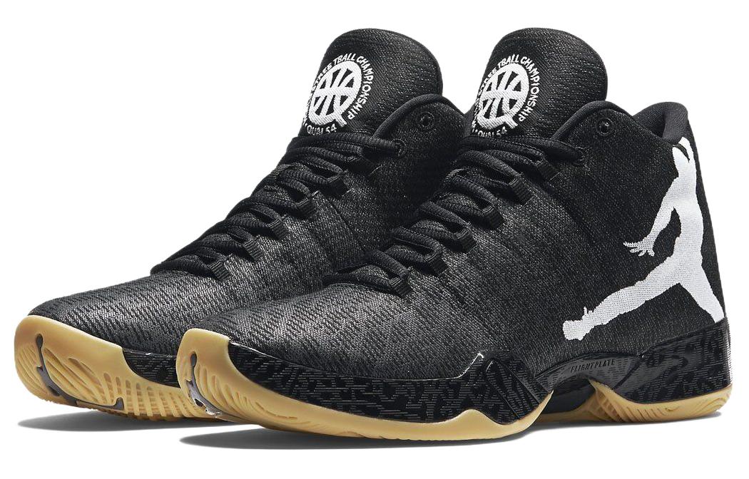 Мужские кроссовки Jordan Air Jordan 29 Quai 54 OG (черно-бело-серый) — Чёрный / белый / тёмно-серый — фото 3