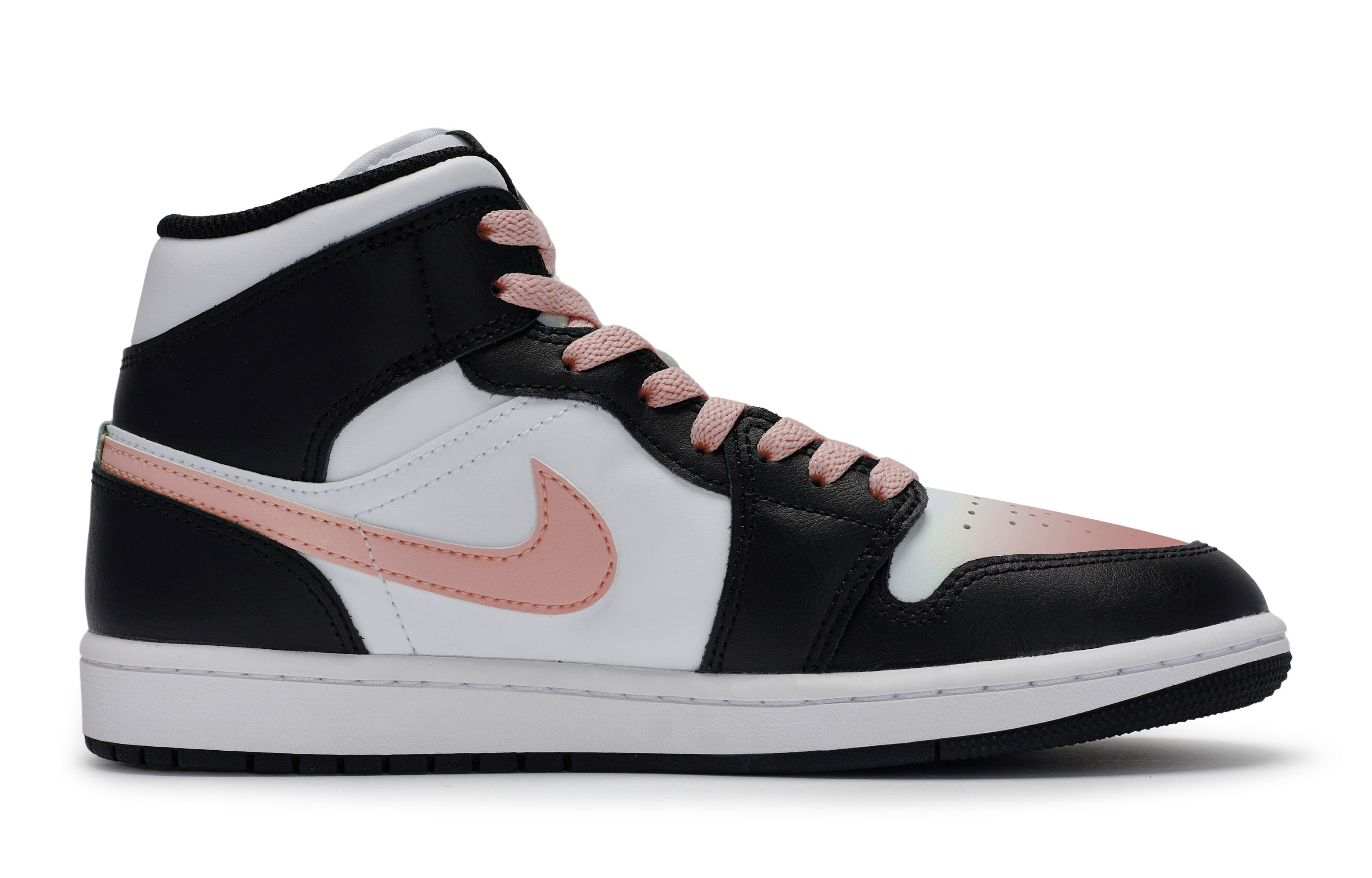 Jordan Air Jordan 1 MID 811 Manufacturing, Deep Sea Mystic Realm Flesh Pink, Special Shoe Box
