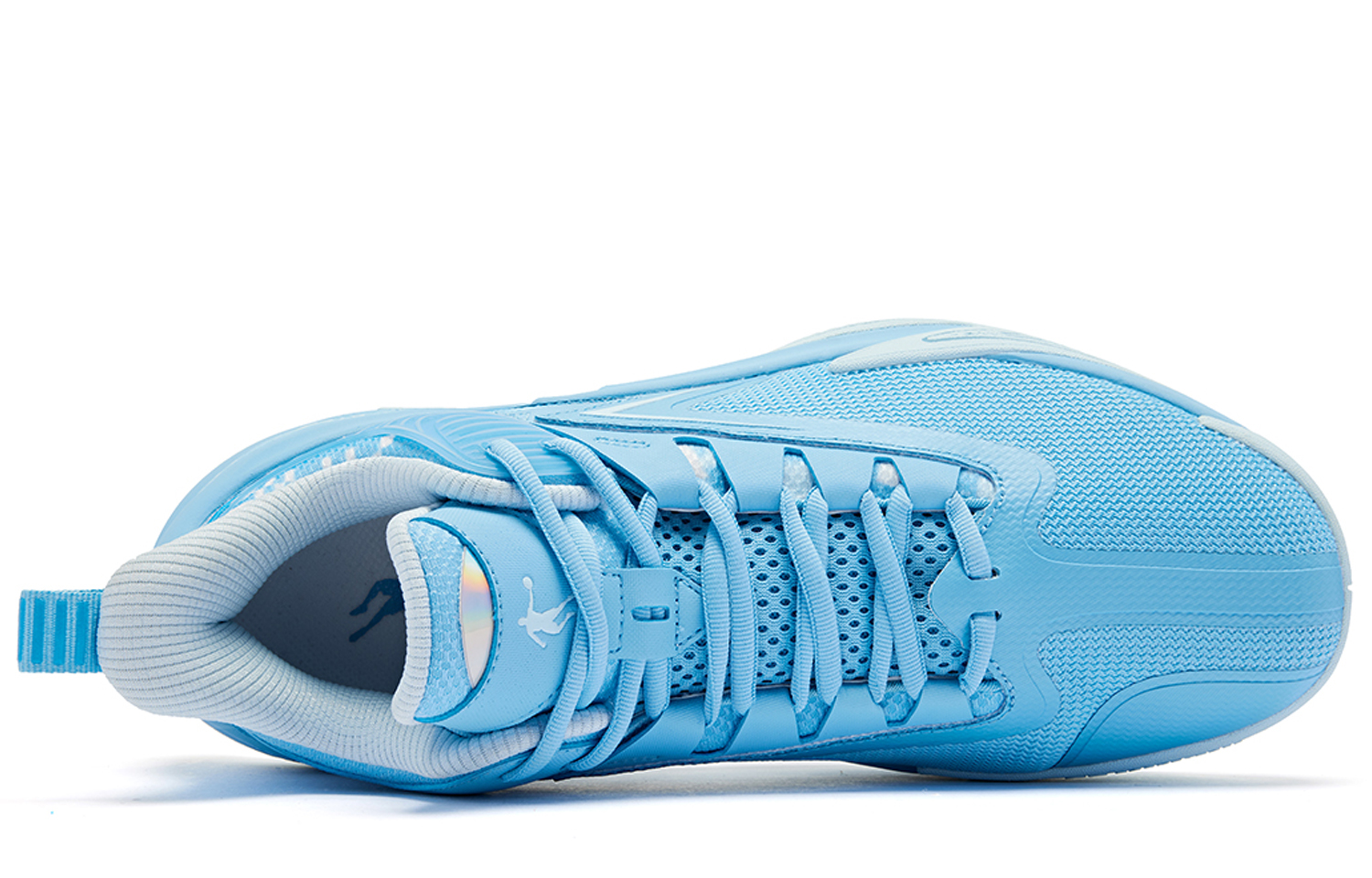 QIAODAN Spiky 7TEAM Comfortable Round Toe Cushioning, Wear Resistant Low top Basketball Shoes Men’s Blue