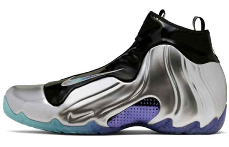 Nike Air Flightposite \"China Hoop Dreams\" Fengyi Street Dance Thunder Iron Warrior Mid-top Basketball Shoes Unisex Silver Limited Edition