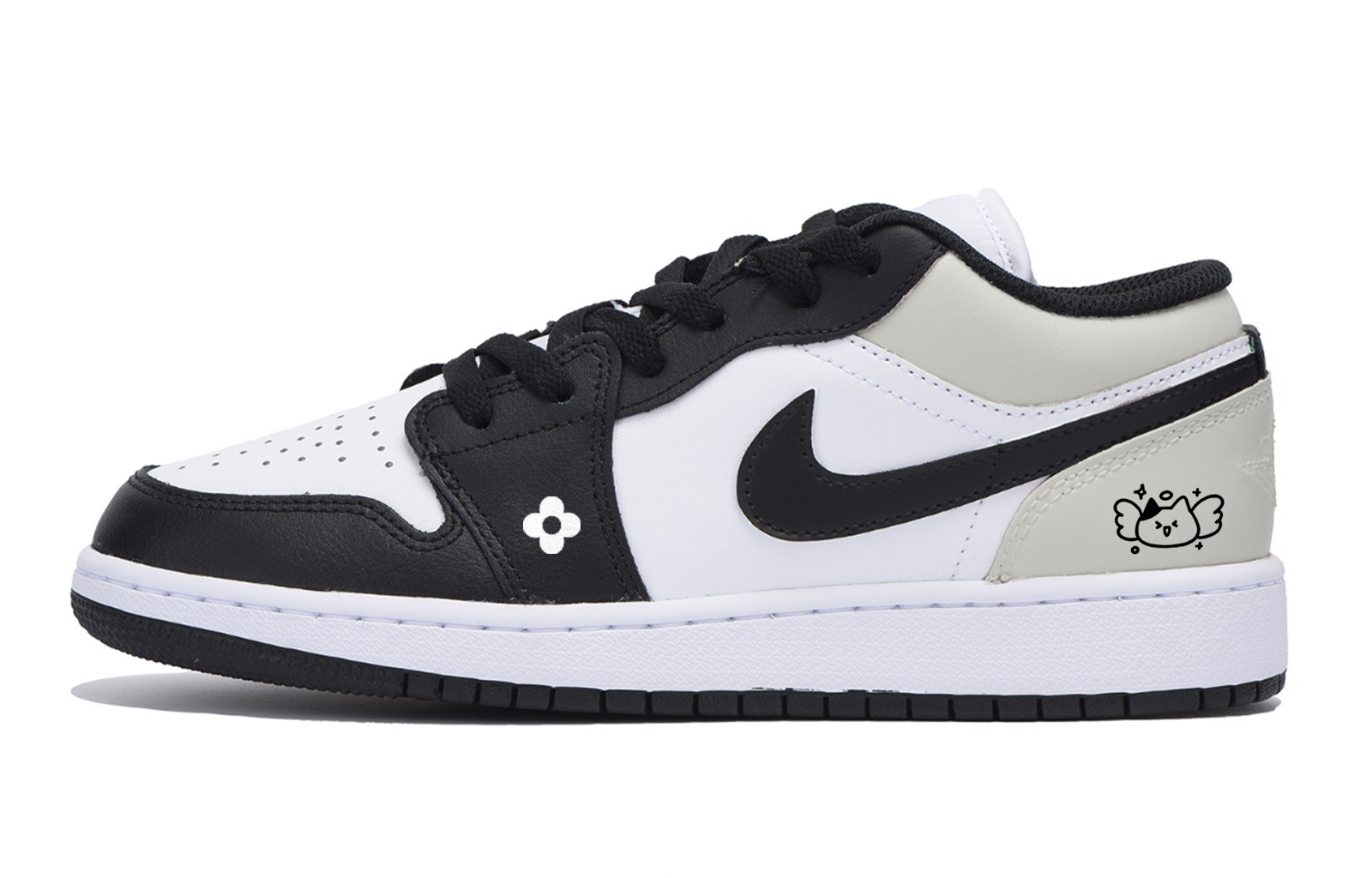 Jordan Air Jordan 1 Low top Vintage Basketball Shoes Men’s White