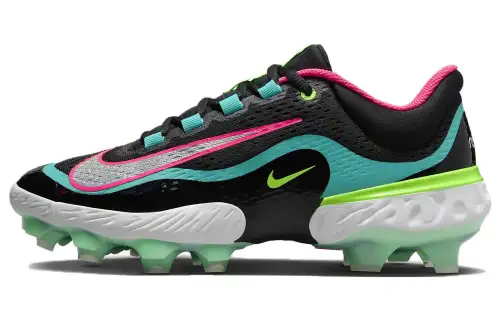 Nike Alpha Huarache Elite 4 Low Mcs 'Black Teal Pink'