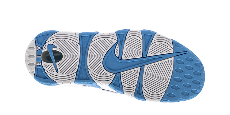 Мужские кроссовки Nike Air More Uptempo University Blue OG (голубые) — 大学蓝/白 — фото 4
