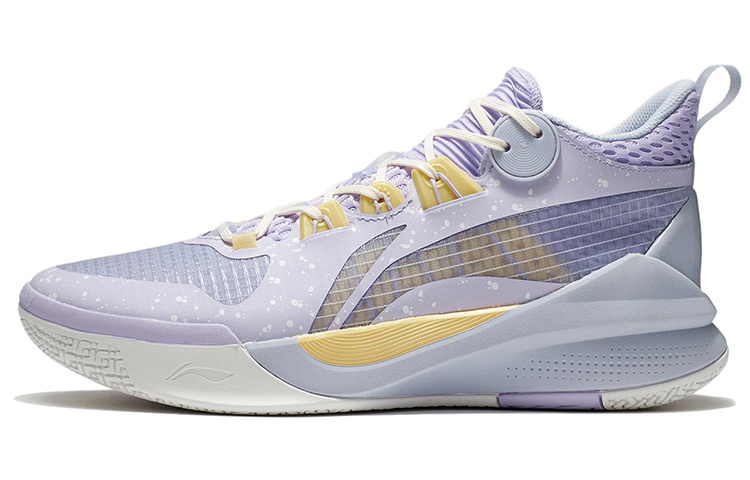 Li Ning Sonic 10 Team Textile, Synthetic Leather, TPU Cushioning Slip Resistant Abrasion Resistant Coverage Support