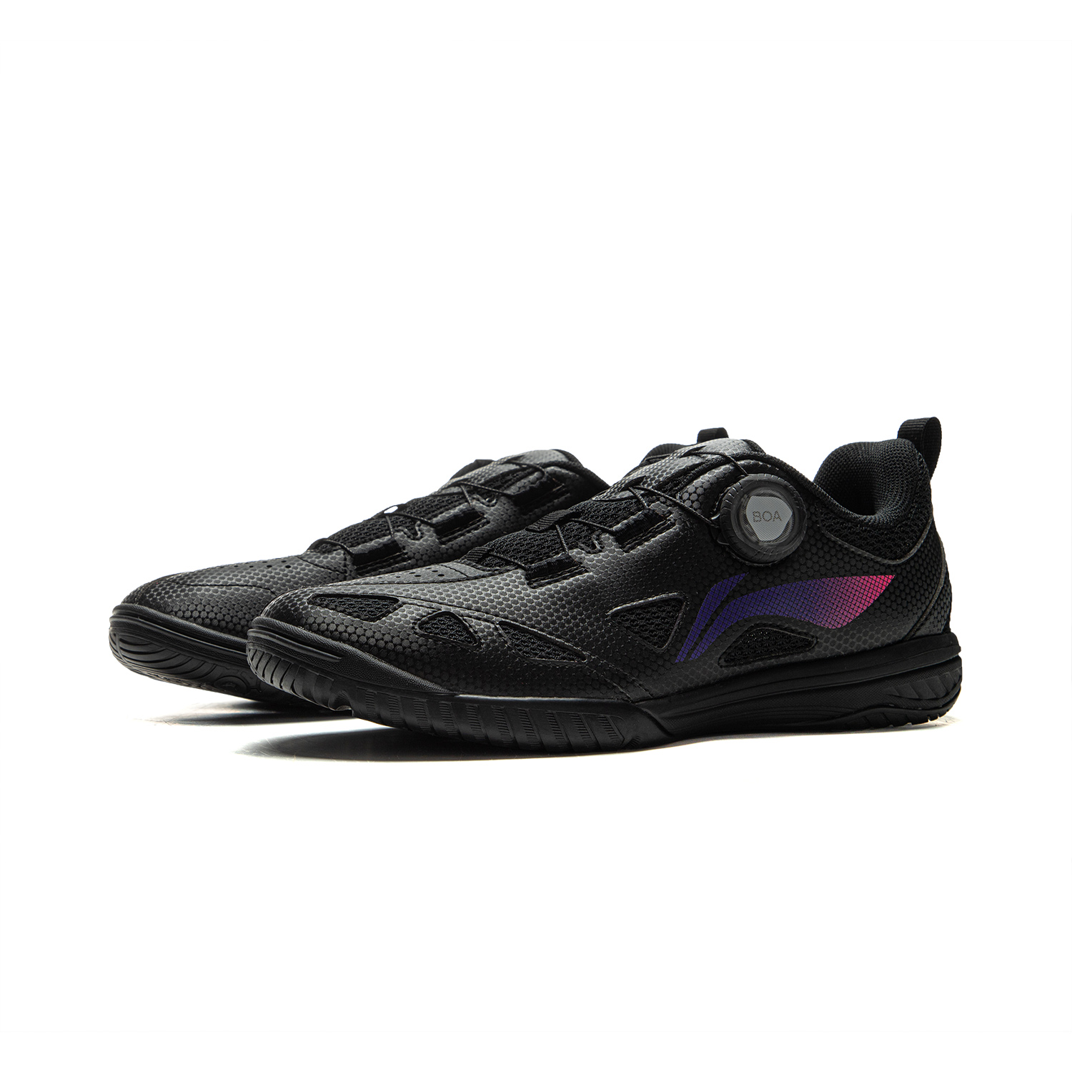 Li Ning Mage ESS Training Scenario Low top Table Tennis Shoes Unisex Black