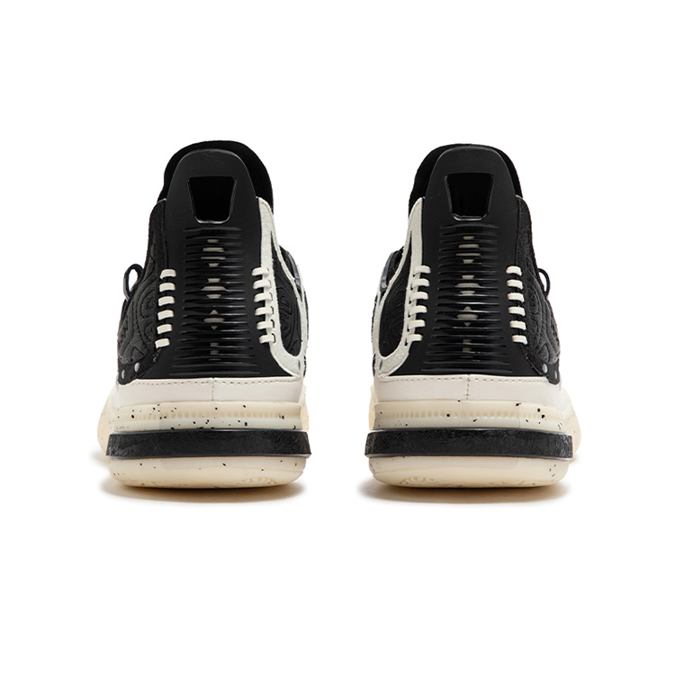 361° Slip Resistant, Abrasion Resistant, Height Increasing Low top Basketball Shoes Men’s Beige Black