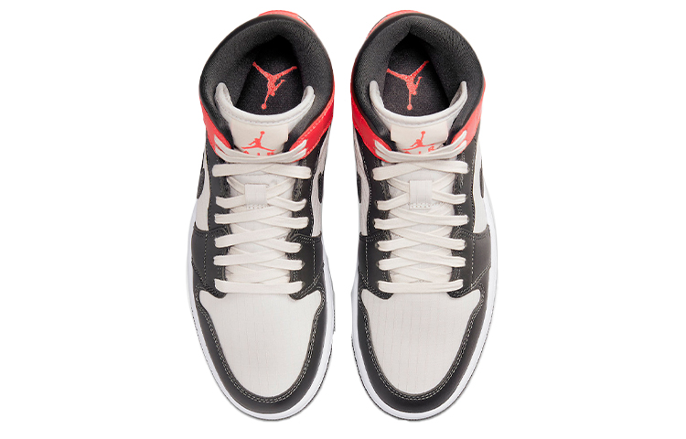 Jordan 1 Mid Newsprint Light Orewood Brown Women’s