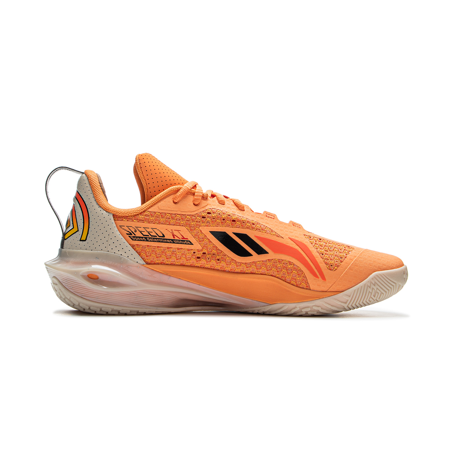 Li Ning Speed 11 Cushioning Slip Resistant Abrasion Resistant Breathable Rebound Anti Twist Grip Low top