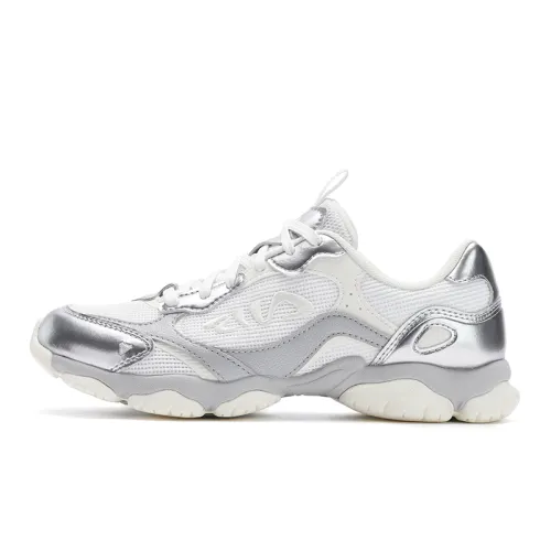 FILA FLUID 6 ST Cat Paw Shoes Low top Chunky Sneakers Women's Gray White