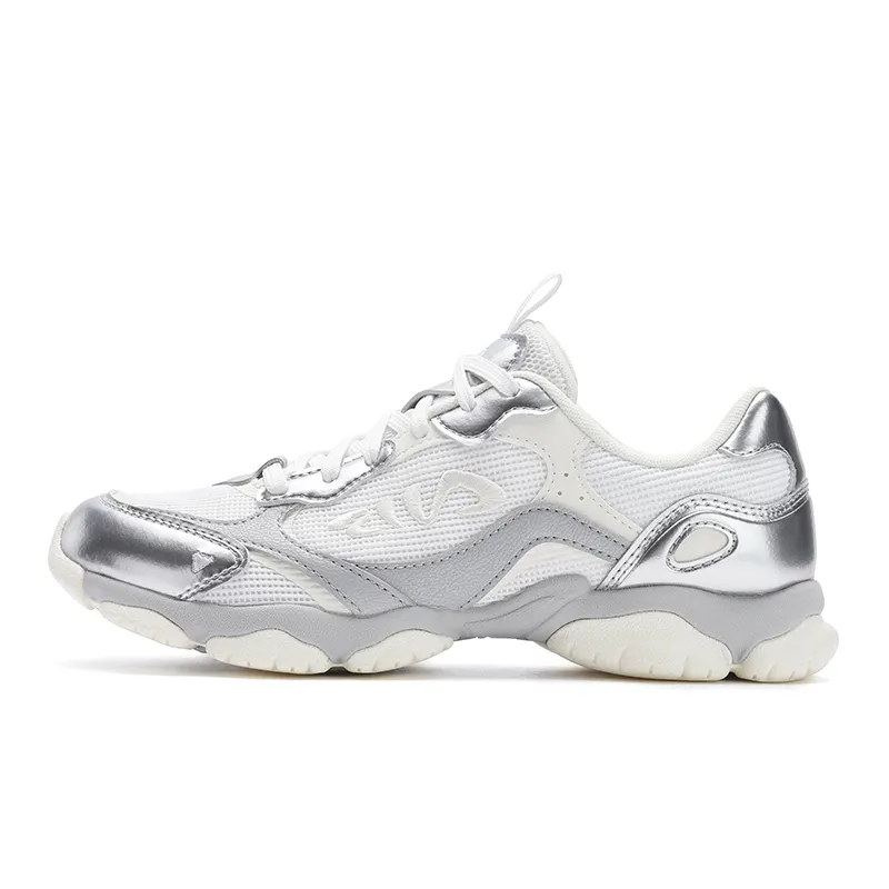 FILA FLUID 6 ST Cat Paw Shoes Low top Chunky Sneakers Women's Gray White