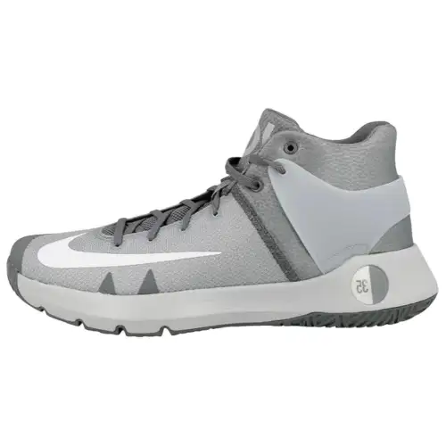 Nike KD Trey 5 IV Cushioning Slip Resistant Abrasion Resistant Mid top Basketball Shoes Men's Gray