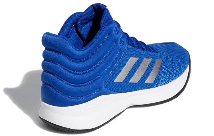 Мужские кроссовки adidas Pro Spark 2018 (сине-белый) — Синий / белый — фото 4