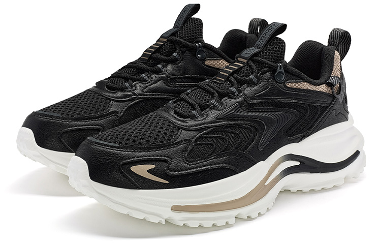 XTEP Infinity 2 Mountaineering & Hiking Shoes Men’s Low Top Black/Beige/Umber