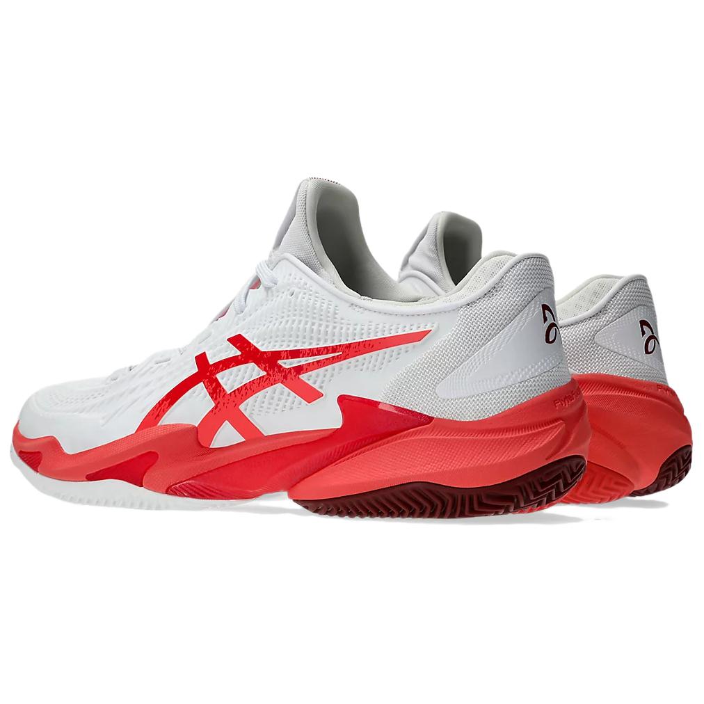 ASICS Court Ff 3 Novak Clay White Electric Red