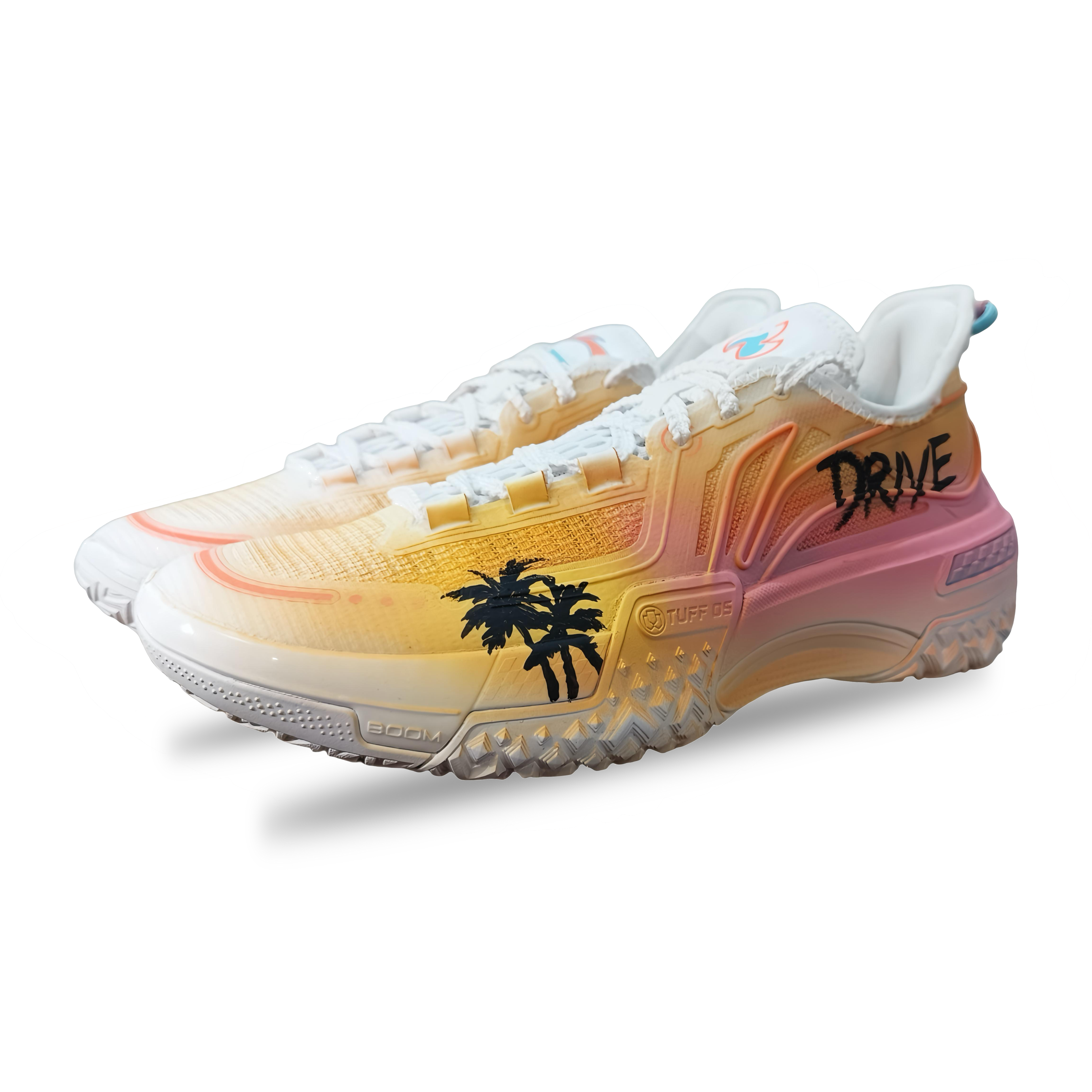 Li Ning Support Rebound Low top Basketball Shoes Men’s Orange