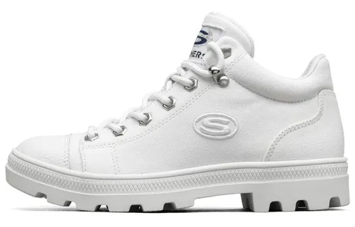 Jeremy Ville X x Skechers Roadies Fashion Abrasion Resistant Mid top Canvas Shoes Women's White