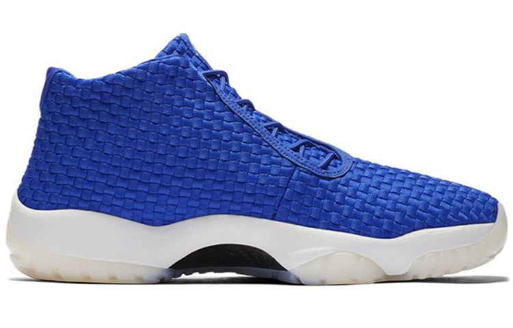 Мужские кроссовки Jordan Future (бело-синий) — фото 2