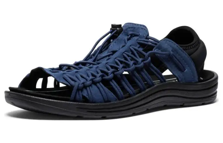 Keen UNEEK 2 Soft And Comfortable River Trekking Shoes Men's Dark Blue Black