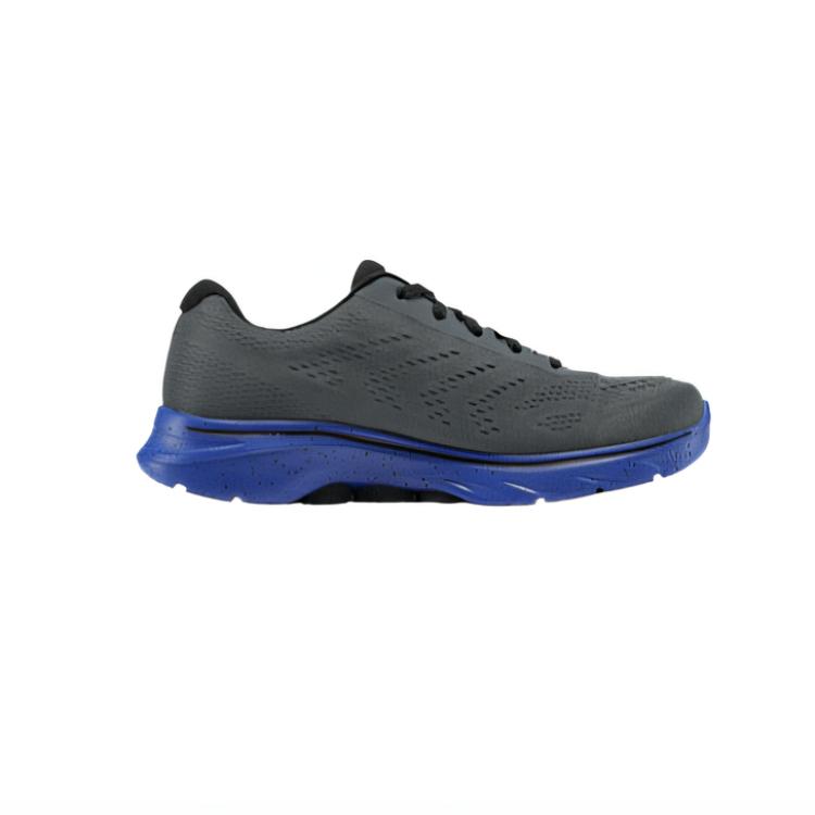 Skechers MEN’S GO WALK Comfortable Coverage Low top Training Shoes Men’s Gray Blue