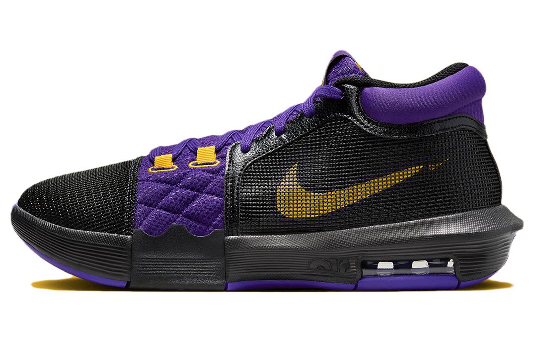 Мужские кроссовки Nike Witness 8 "Lakers" (черно-фиолетовые)