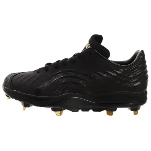 Asics Goldstage Low Top Upper Height Baseball Shoes Men's Black