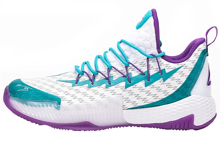 PEAK Outer Field Slip Resistant Abrasion Resistant Low top Performance Basketball Shoes Men's Azure