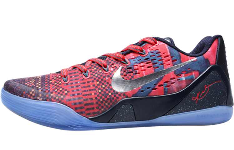 Nike Kobe 9 EM Low Phillipines Kobe 9 round head lace, non-slip lightweight, low top practical basketball shoes, men's red