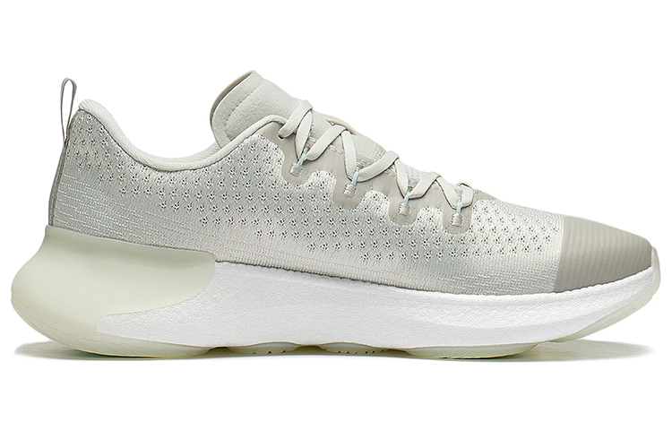 Li Ning Wujie 4 Fabric Cushioning Slip Resistant Abrasion Resistant Low top Training Shoes Men’s Antarctic Gray