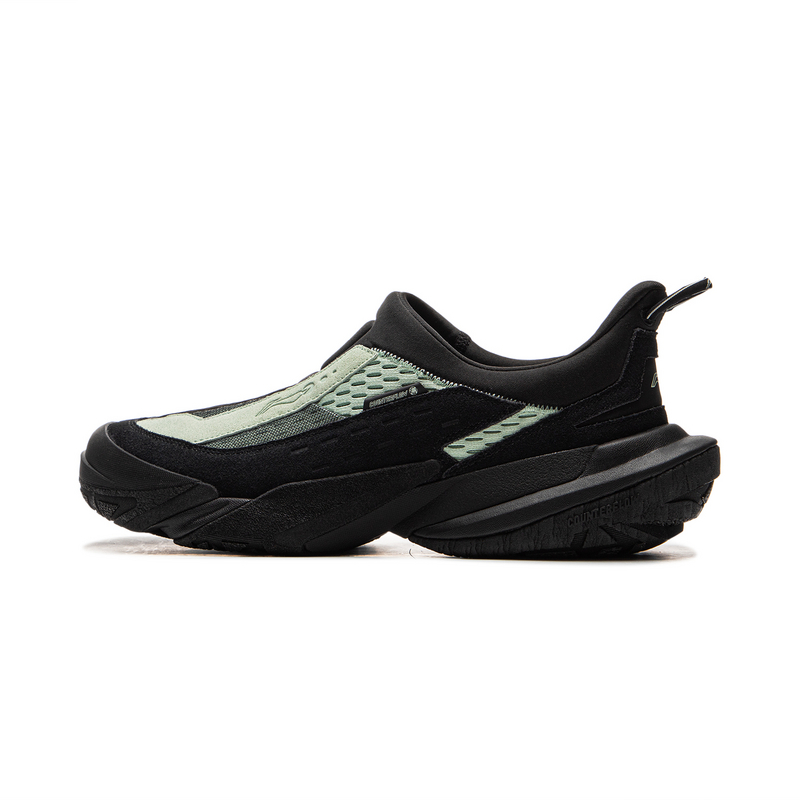 Li Ning Outdoor CF Tracing, Hiking Lite Low top Outdoor Hiking Shoes Unisex Black Green