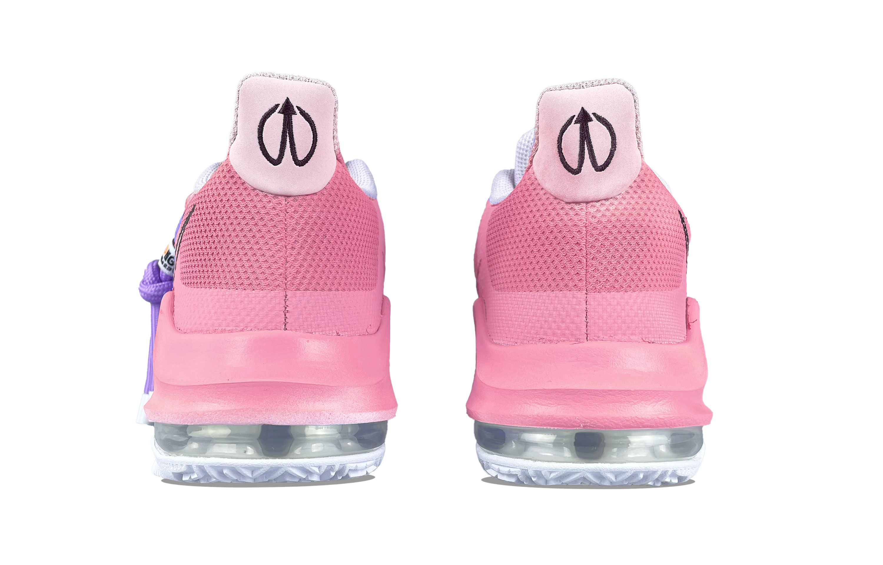 Nike Air Max Impact 3 Fabric Abrasion Resistant Support Low top Basketball Shoes Unisex Pink