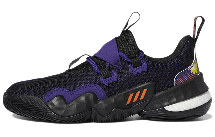 Trae Young 1 Adidas 'Black Team College Purple'