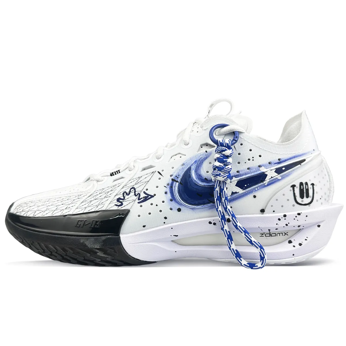 Nike G.T. Cut 3 Low top Basketball Shoes Unisex White Blue