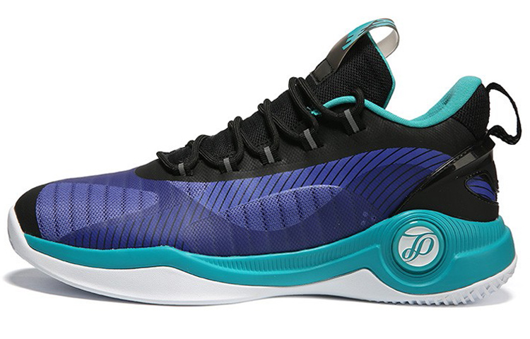 PEAK Parker Generation Parker Shock Absorbers Slip Resistant Abrasion Resistant Low top Basketball Shoes Men’s Purple