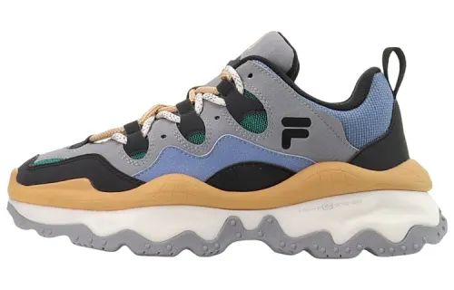 FILA FUSION QD96 Star Peak Shoes Textile, Synthetic Leather Fashion Trend Low top Chunky Sneakers Men's