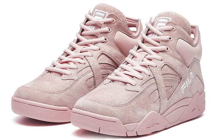 FILA Cage Retro Basketball Shoes Pink Women’s