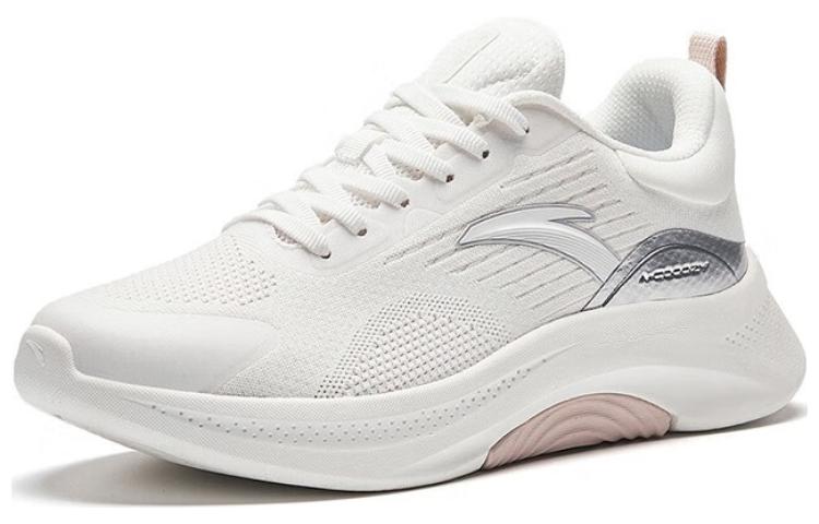 Anta Divine Journey 5 Cushioning Abrasion Resistant Waterproof Low top Training Shoes Women's Papyrus White