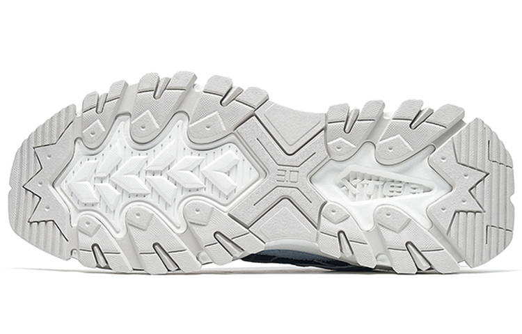 XTEP Shanhai Collection Textile, Synthetic Leather Slip Resistant Abrasion Resistant Low top Chunky Sneakers Men's