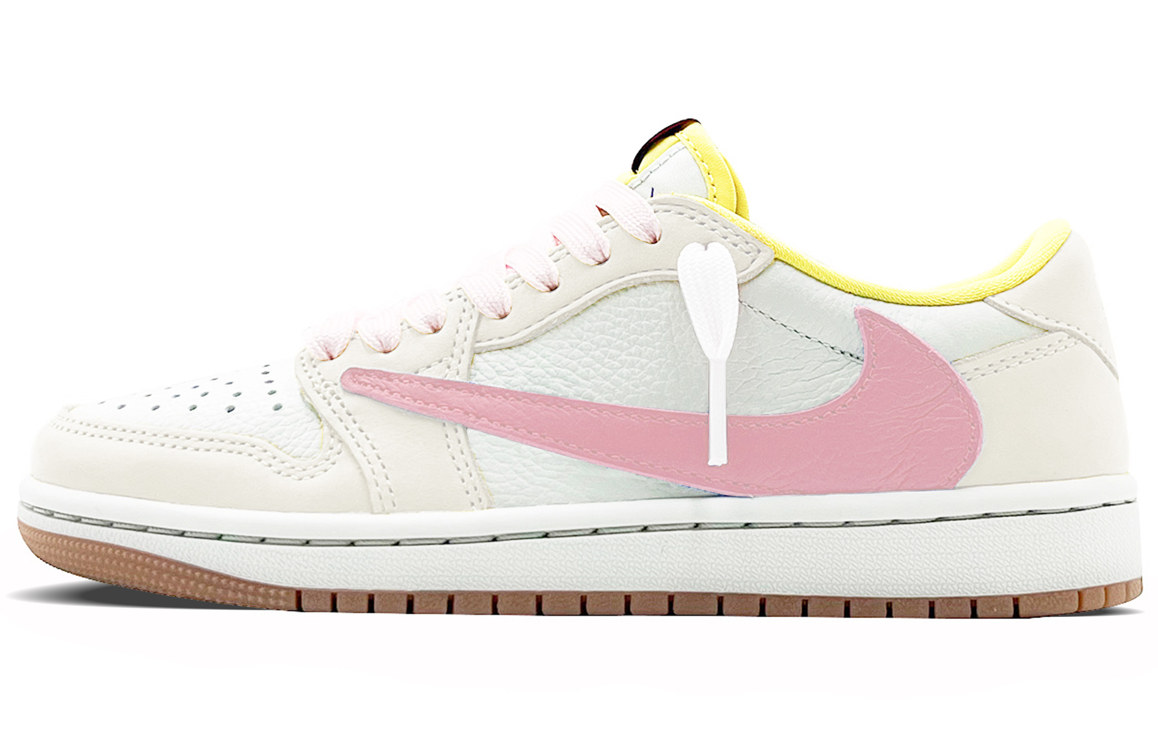 Travis Scott x Jordan Air Jordan 1 Cushioning Slip Resistant Abrasion Resistant Slip Resistant Abrasion Resistant