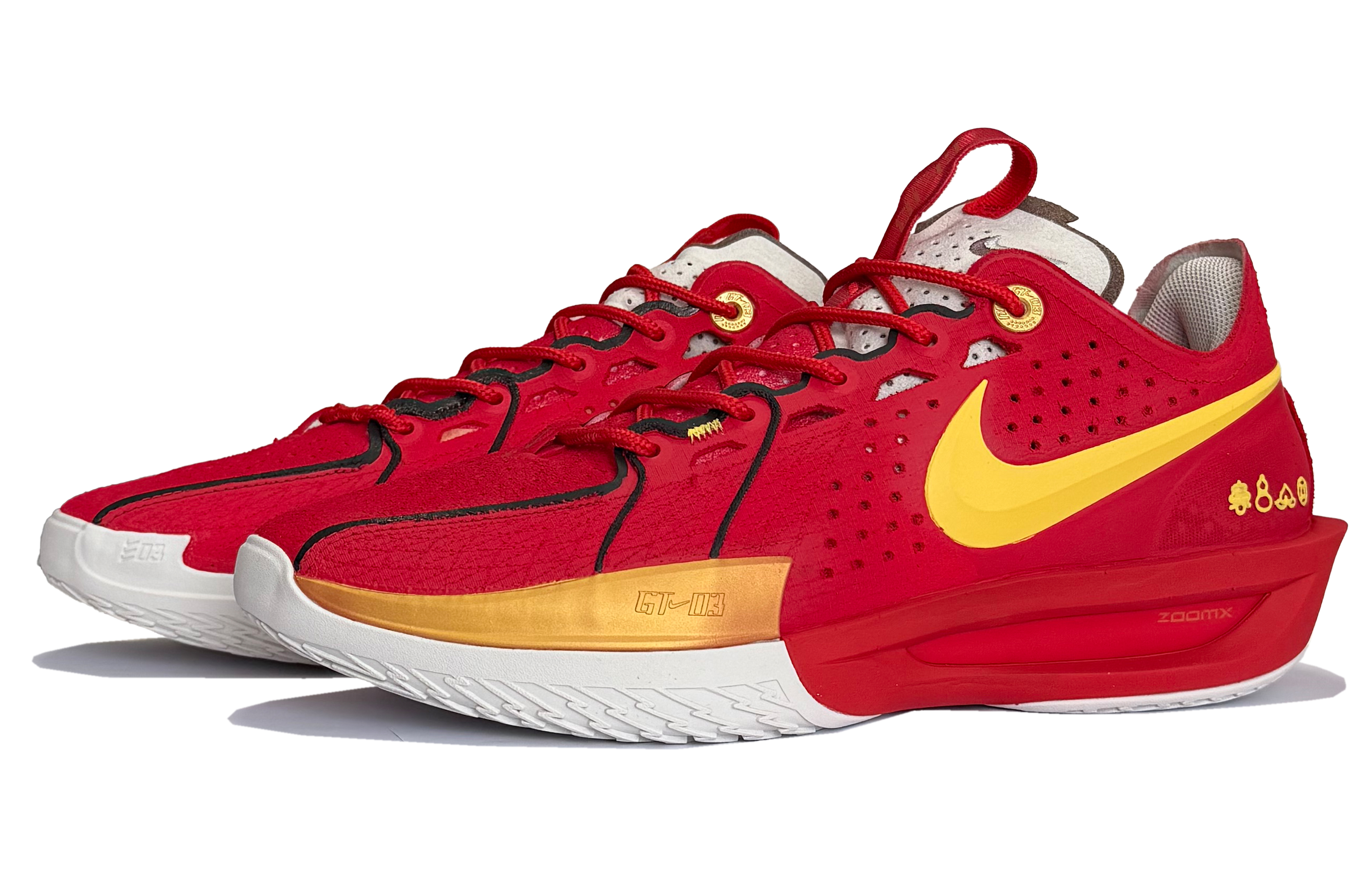 Nike G.T. Cut 3 Moon Mail, Luck On Your Side Cushioning Low top Basketball Shoes Unisex Red