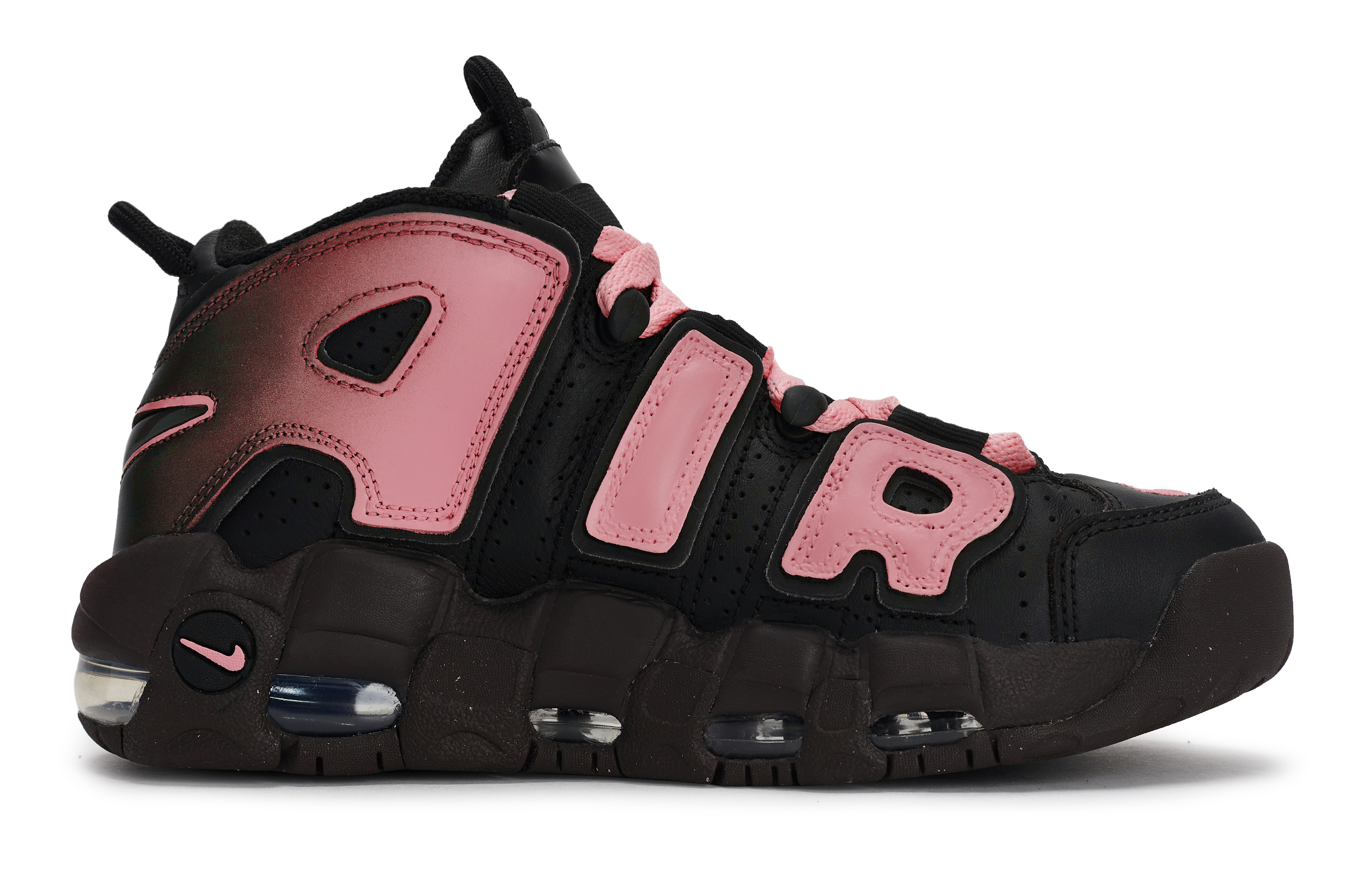 Nike Air More Uptempo Slip Resistant Mid top Vintage Basketball Shoes Women’s Pink