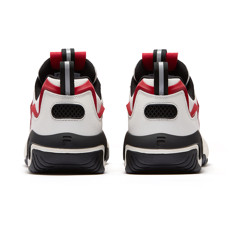 FILA FUSION SHOCK Electric Glow Shoes Basketball Shoes Men’s White Red