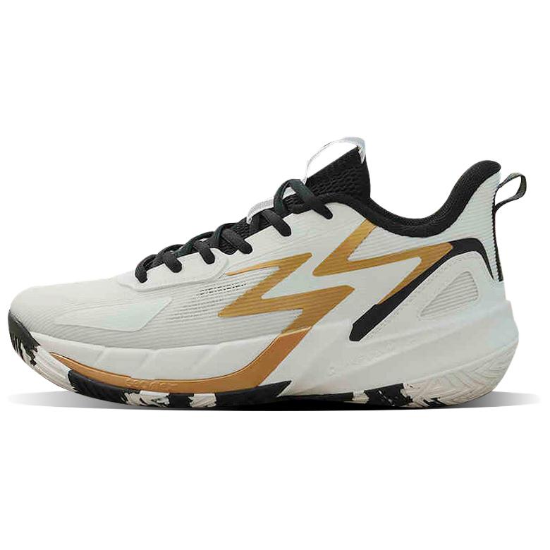 361° Slip Resistant Abrasion Resistant Slip Resistant Abrasion Resistant Low top Basketball Shoes Men’s White Black