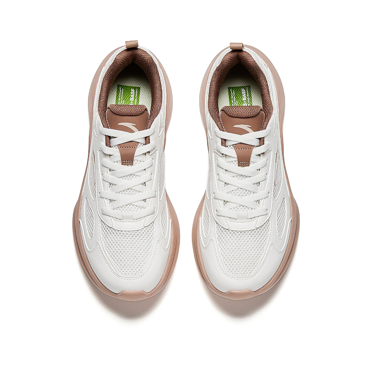 Anta Cushioning Abrasion Resistant Lightweight Low top Casual Shoes Women’s White Umber